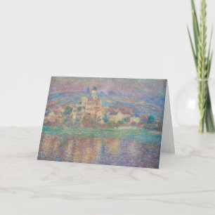 Claude Monet - Vetheuil, Zonsondergang Kaart