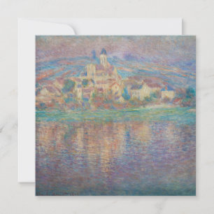 Claude Monet - Vetheuil, Zonsondergang Kaart