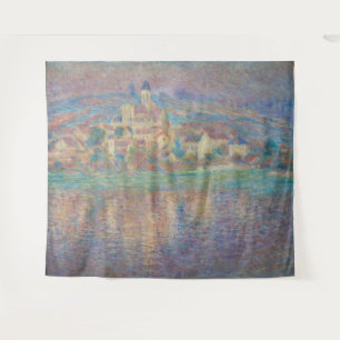 Claude Monet - Vetheuil, Zonsondergang Wandkleed