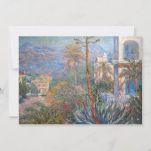 Claude Monet - Villas op Bordighera Bedankkaart
