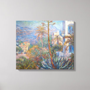 Claude Monet - Villas op Bordighera Canvas Afdruk
