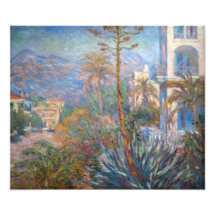 Claude Monet - Villas op Bordighera Foto Afdruk