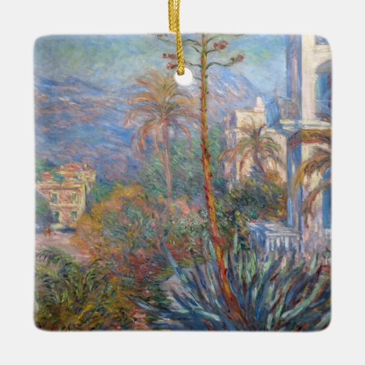Claude Monet - Villas op Bordighera Keramisch Ornament (Voorkant)