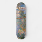 Claude Monet - Villas op Bordighera Skateboard (Voorkant)