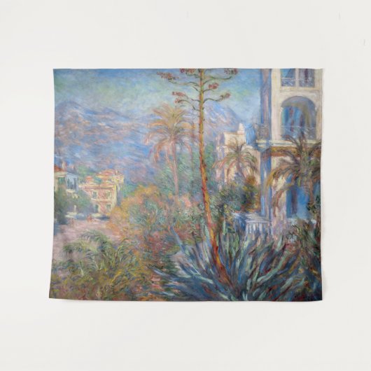 Claude Monet - Villas op Bordighera Wandkleed (Voorkant (horizontaal))