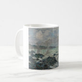 Claude Monet - Vist netten in Pourville Koffiemok (Voorkant links)