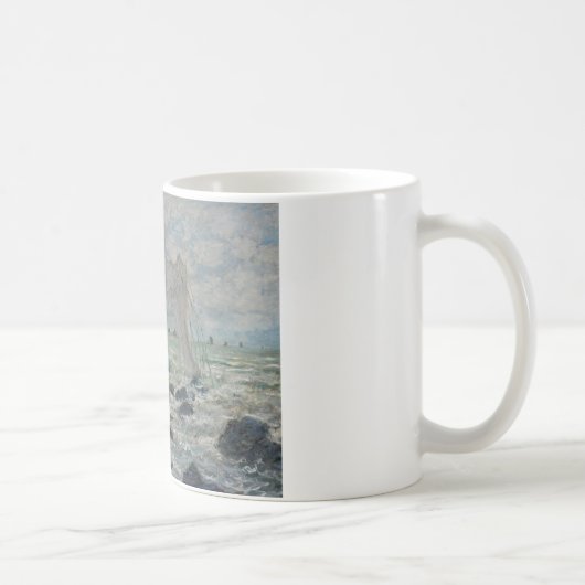 Claude Monet - Vist netten in Pourville Koffiemok (Rechts)