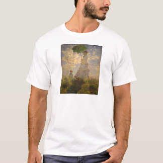 Claude Monet: Vrouw met een Parasol, 1875 T-shirt