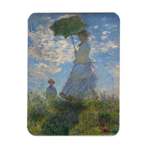 Claude Monet Vrouw met een Parasol Fijne Kunst Magneet