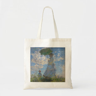 Claude Monet Vrouw met een Parasol Kunst Tote Bag