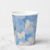 Claude Monet - Vrouw met een parasol naar links Papieren Bekers (Links)