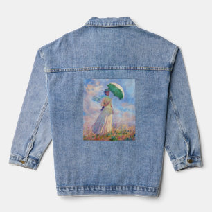 Claude Monet - Vrouw met een Parasol naar rechts Denim Jacket