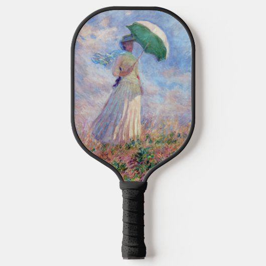 Claude Monet - Vrouw met een Parasol naar rechts Pickleball Paddle (Voorkant)