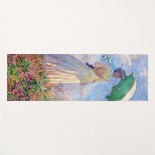 Claude Monet - Vrouw met een Parasol naar rechts Yogamat (Voorkant (horizontaal))