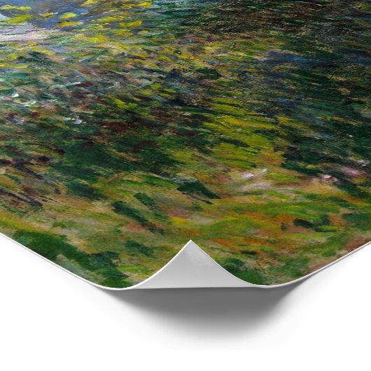 Claude Monet: Vrouw met een parasol Poster (Hoek)