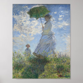Claude Monet - Vrouw met een parasol Poster