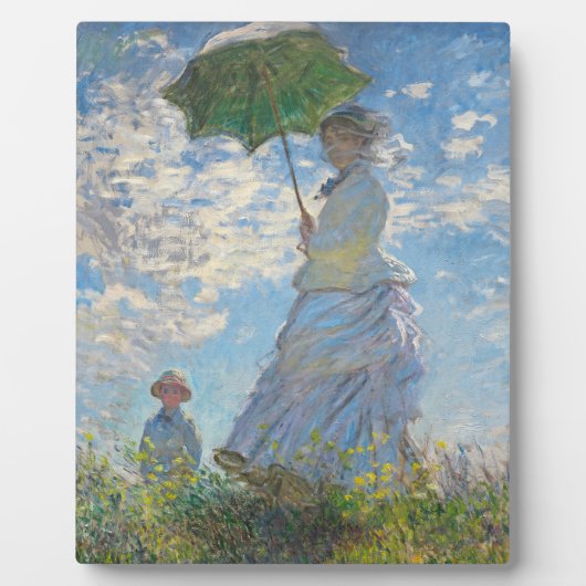 Claude Monet | Vrouw met parasol Fotoplaat (Voorkant)