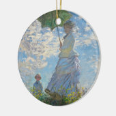 Claude Monet | Vrouw met parasol Keramisch Ornament (Links)