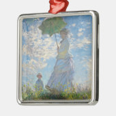 Claude Monet | Vrouw met parasol Metalen Ornament (Links)