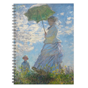 Claude Monet   Vrouw met parasol Notitieboek
