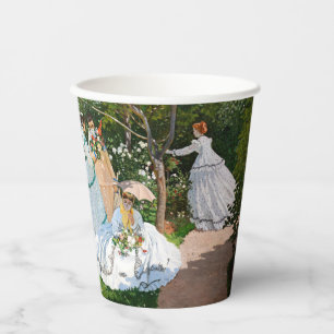 Claude Monet - Vrouwen in de tuin Papieren Bekers