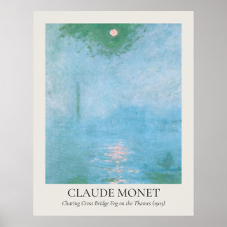 Claude Monet  Wall Art 11x14 ratio Poster