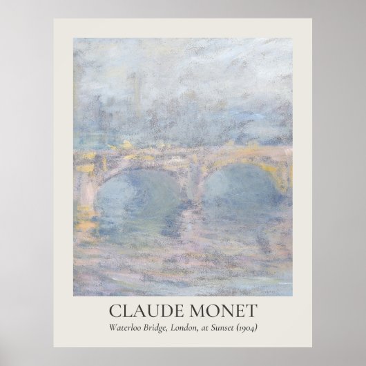 Claude Monet Wall Art 11x14 ratio Poster (Voorkant)