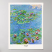 Claude Monet Water Lelies Art Print  Decor (Voorkant)