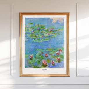 Claude Monet Water Lelies Art Print Decor