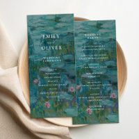 Claude Monet Water Lelies Trouwprogramma