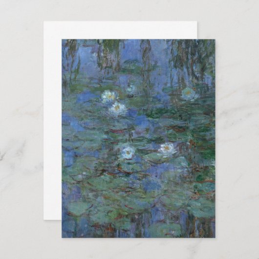 Claude Monet - Water Lilies (Voorkant / Achterkant)