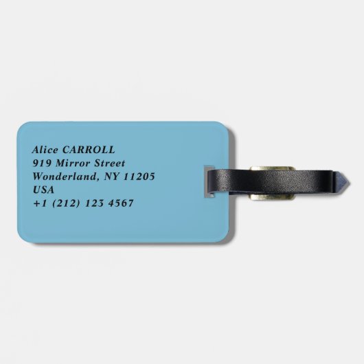 Claude Monet - Water Lilies 1906 Bagagelabel (Achterkant horizontaal)