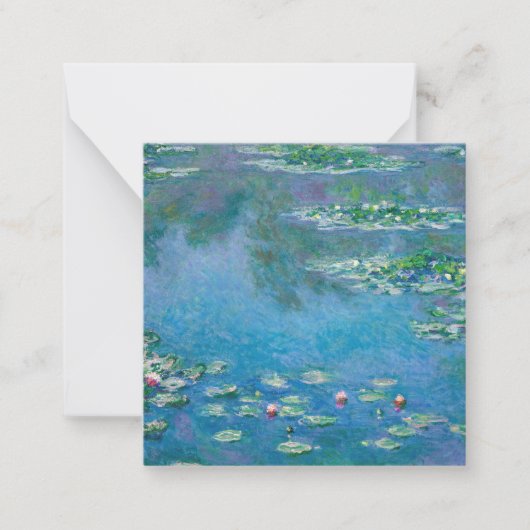 Claude Monet - Water Lilies 1906 Notitiekaartje (Voorkant)