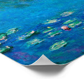 Claude Monet - Water Lilies 1906 Poster (Hoek)