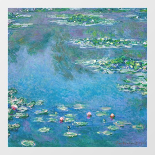 Claude Monet - Water Lilies 1906 Raamsticker (Vel)