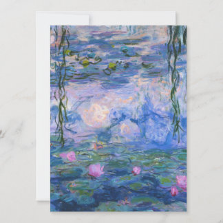 Claude Monet - Water Lilies, 1916 Feestdagenkaart