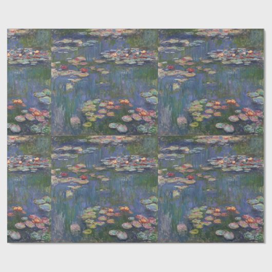 Claude Monet Water Lilies 1916 Fine Art Cadeaupapier (Vlak)