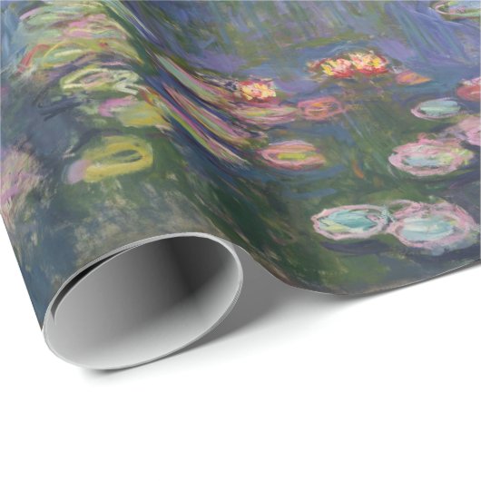 Claude Monet Water Lilies 1916 Fine Art Cadeaupapier (Rol Hoek)