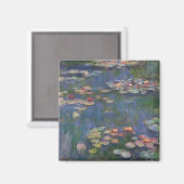 Claude Monet Water Lilies 1916 Fine Art Magneet (Voorkant / Achterkant)