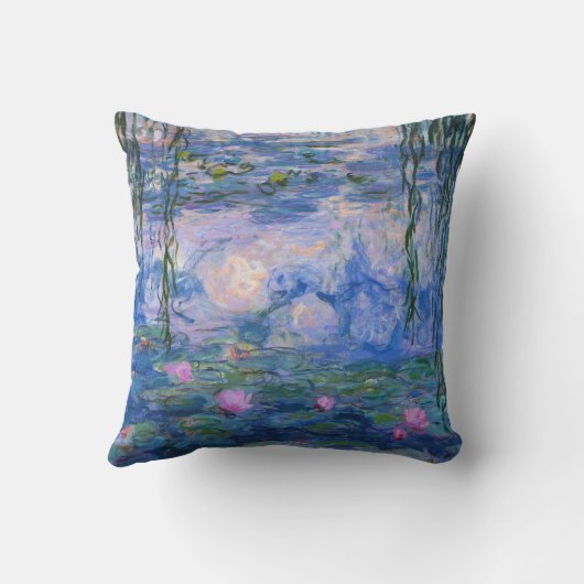 Claude Monet - Water Lilies, 1916 Kussen (Achterkant)