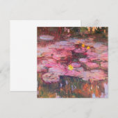 Claude Monet - Water Lilies 1917 Kaart (Voorkant / Achterkant)