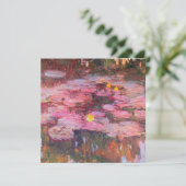 Claude Monet - Water Lilies 1917 Kaart (Staand voorkant)