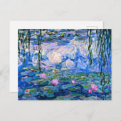 Claude Monet - Water Lilies, 1919, Carte (Devant / Derrière)