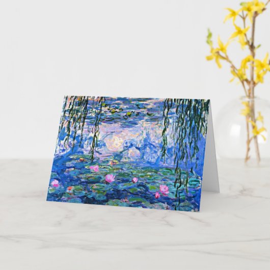 Claude Monet - Water Lilies, 1919, Kaart (Gele Bloem)