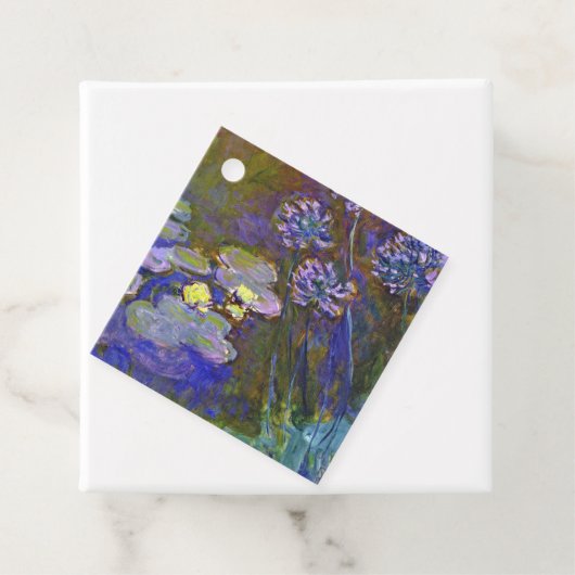 Claude Monet Water Lilies Agapanthus Bedankjes Labels (In situ)