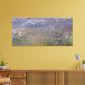 Claude Monet | Water Lilies Agapanthus Canvas Afdruk (Insitu (Woonkamer))