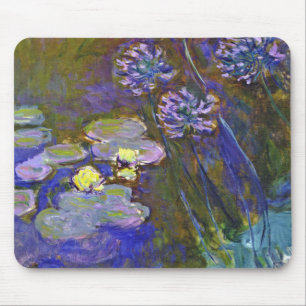 Claude Monet Water Lilies Agapanthus Muismat