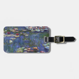 Claude Monet Water Lilies Bagagelabel