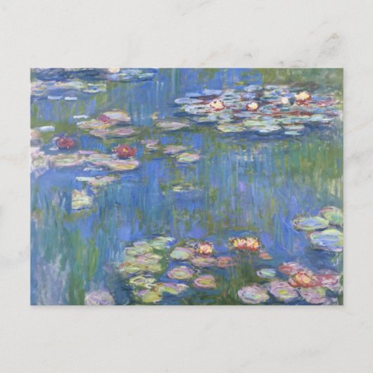 Claude Monet // Water Lilies Briefkaart (Voorkant)