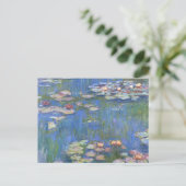 Claude Monet // Water Lilies Briefkaart (Staand voorkant)
